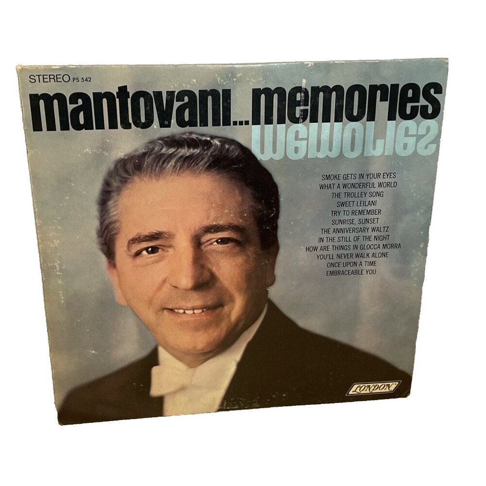 Mantovani Memories (Vinyl, 1969) London PS 542 VG+ LP Record Album